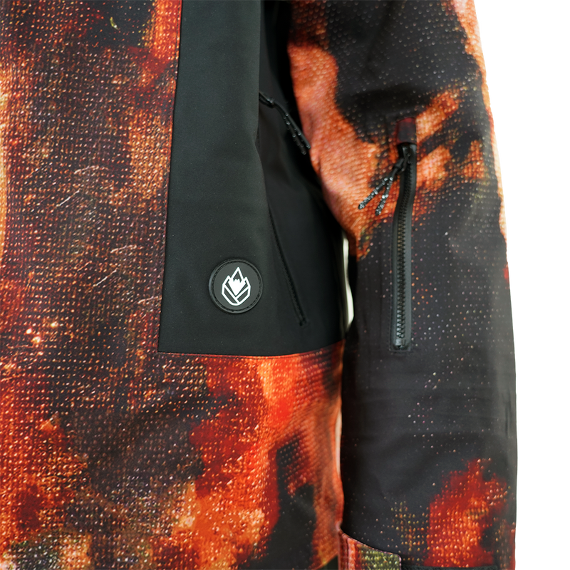 Chaletoph Jkt - Phieres - Black Nature - Snowboard-Jacket