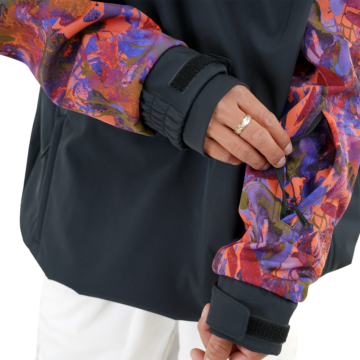 Skyrockeph POM - Phieres - Black Orange - Shred Hoodie