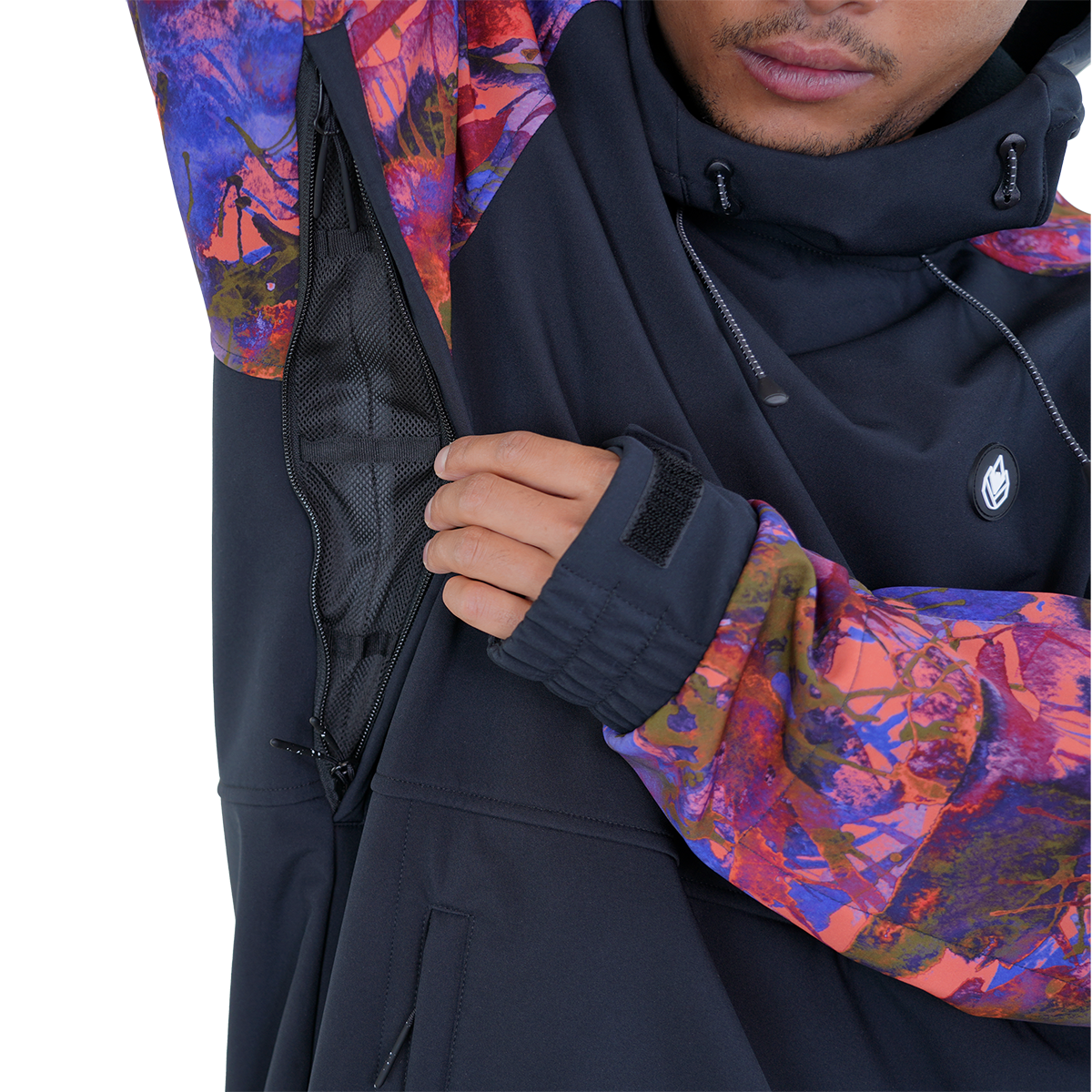 Skyrockeph POM - Phieres - Black Orange - Shred Hoodie