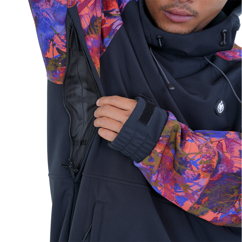 Skyrockeph POM - Phieres - Black Orange - Shred Hoodie