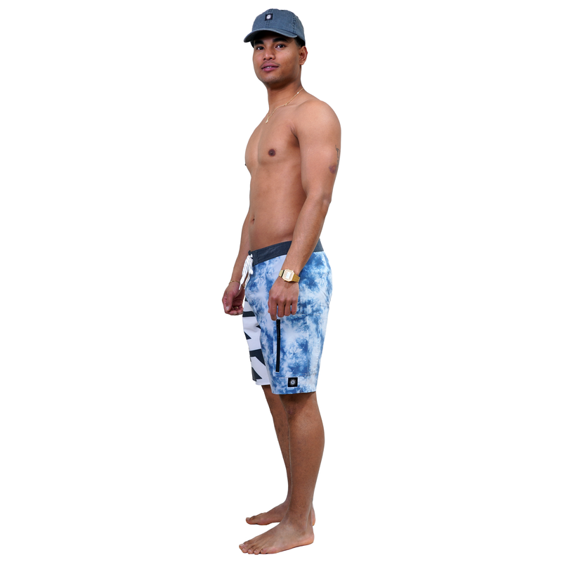 Triphin Team - Phieres - Black Blue Dyde - Boardshort