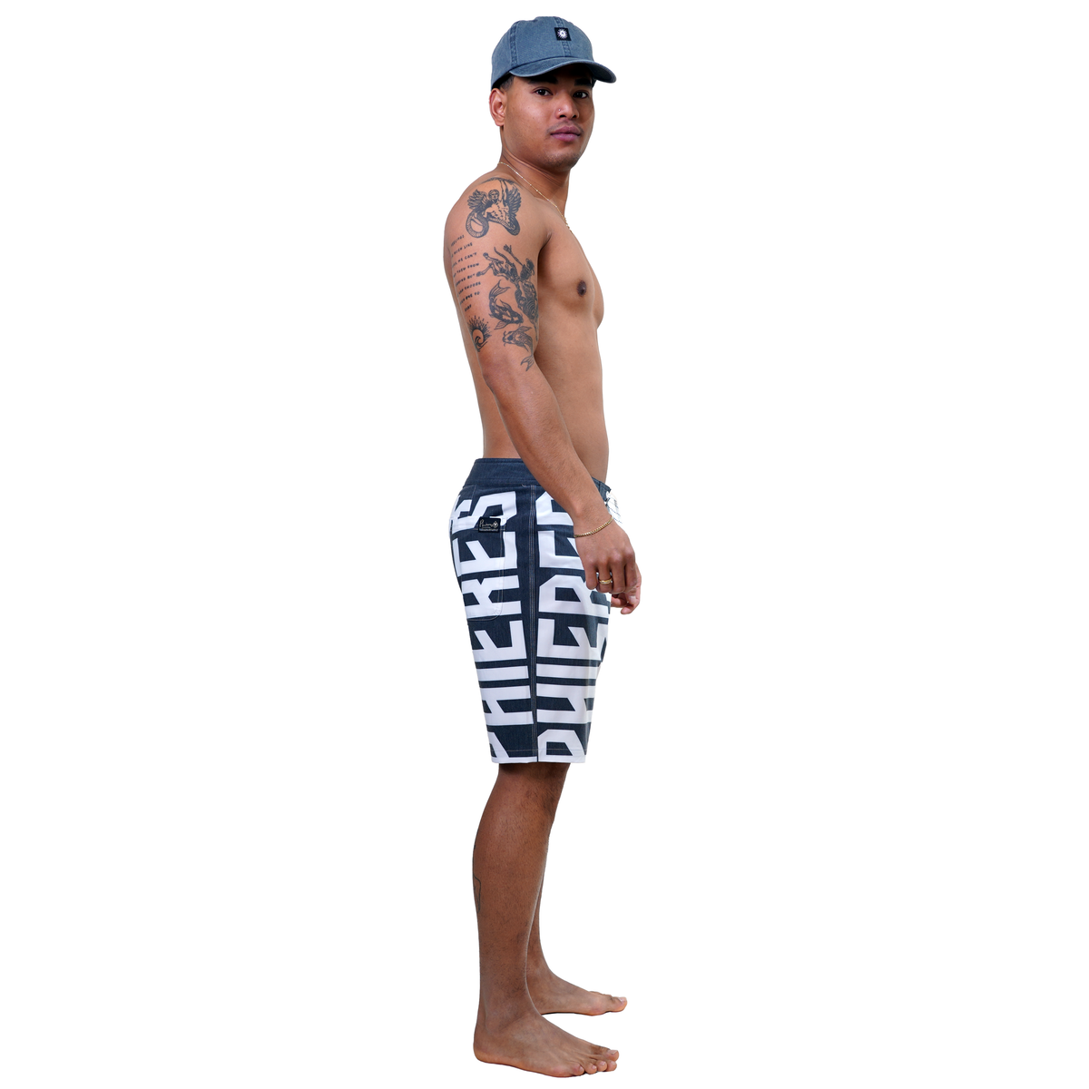 Triphin Team - Phieres - Black Blue Dyde - Boardshort
