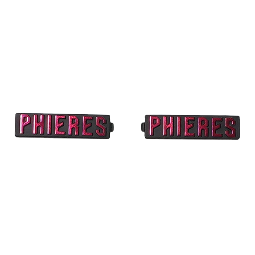 Sumatraph Logo-PLate - Phieres - Black Pink - Sportbrille Zubehör