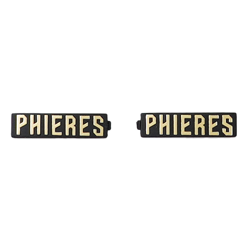 Sumatraph Logo-Plate - Phieres - black gold - Sportbrillen Zubehör