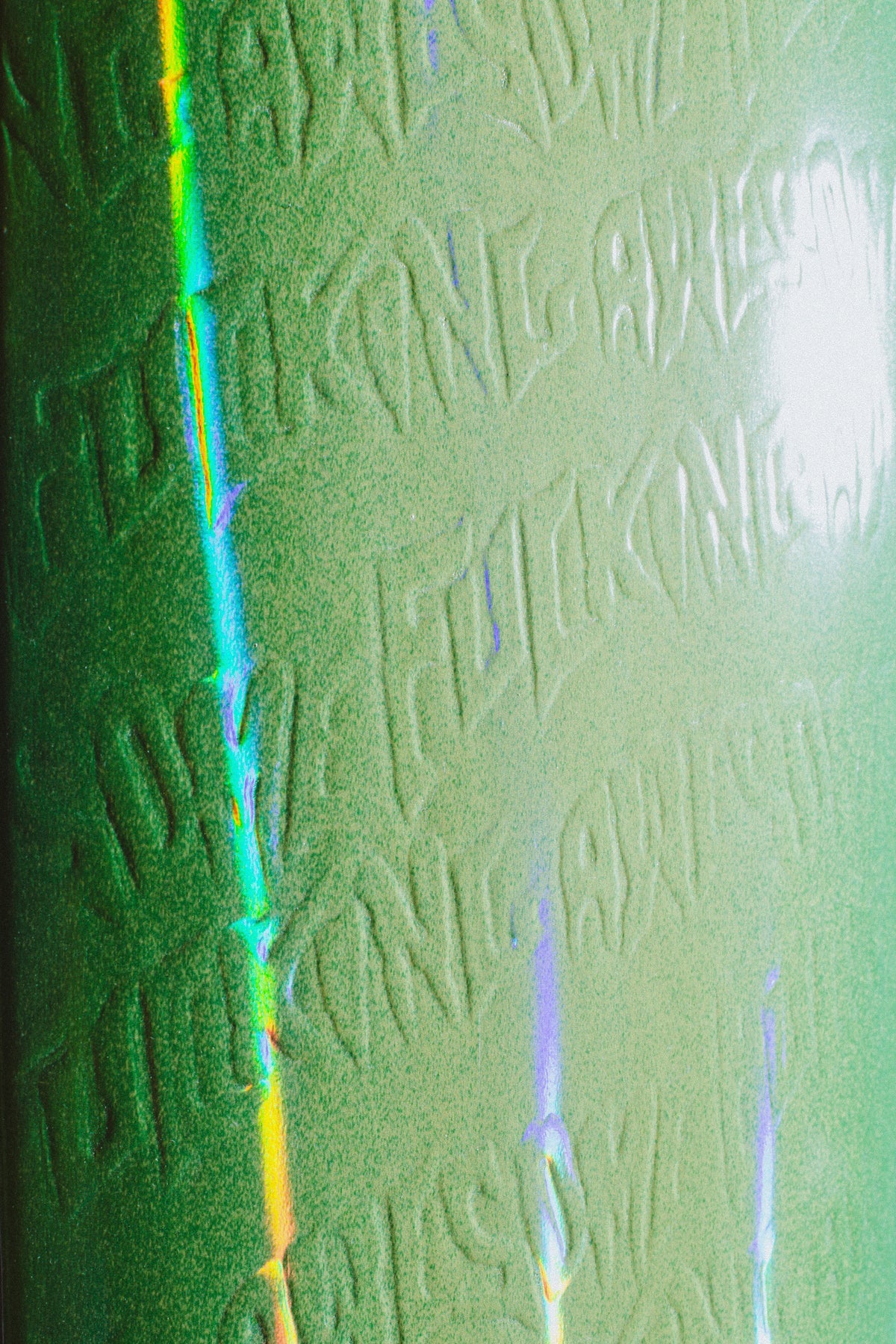 Neon Green Stamp Embossed 8.25 Green Stamp Embossed Bild 3