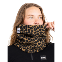 Beanie Sherpa Neckwarmer Leopard Bild 2