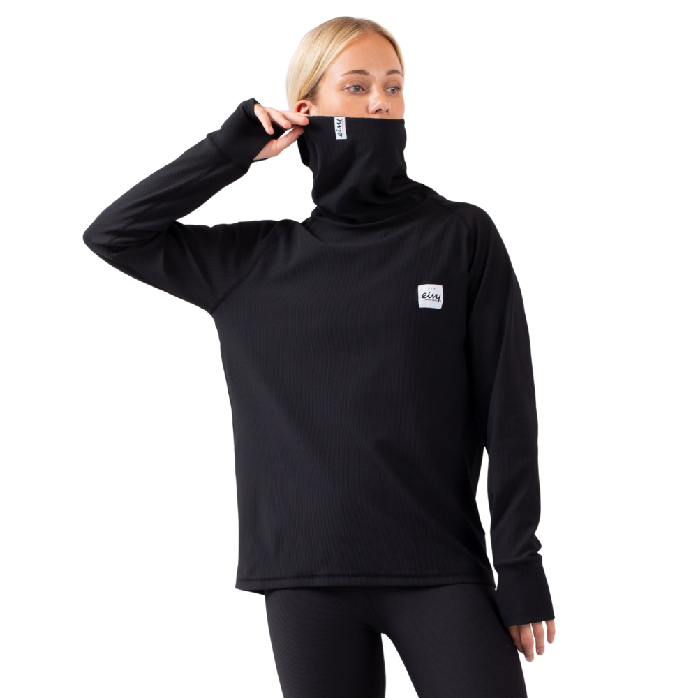 Loose Fit Gaiter Rib Top Black Bild 2