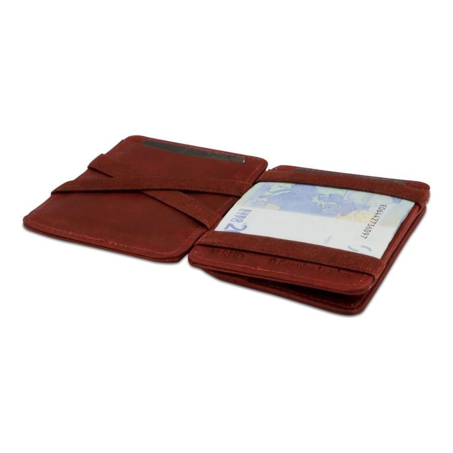Magic Coin Wallet RFID Burgundy Bild 5