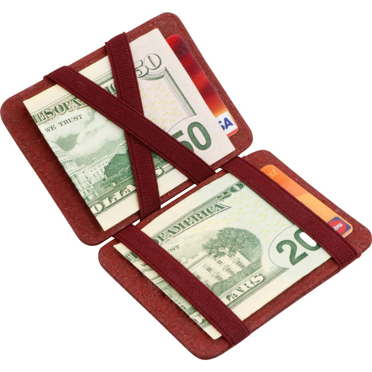 Magic Coin Wallet RFID Mulberry Bild 5