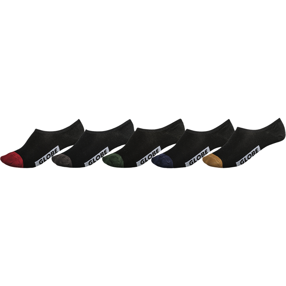 Dip Invisible Sock 5 Pack Black/Assorted Bild 1
