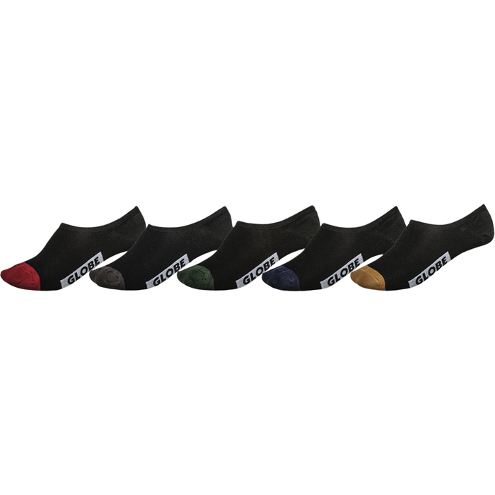 Dip Invisible Sock 5 Pack Black/Assorted Bild 1
