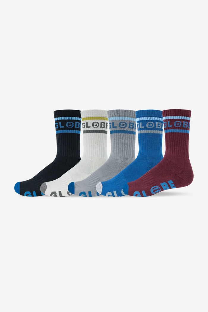 Tilt Hi Crew Sock 5 Pack Assorted Bild 1