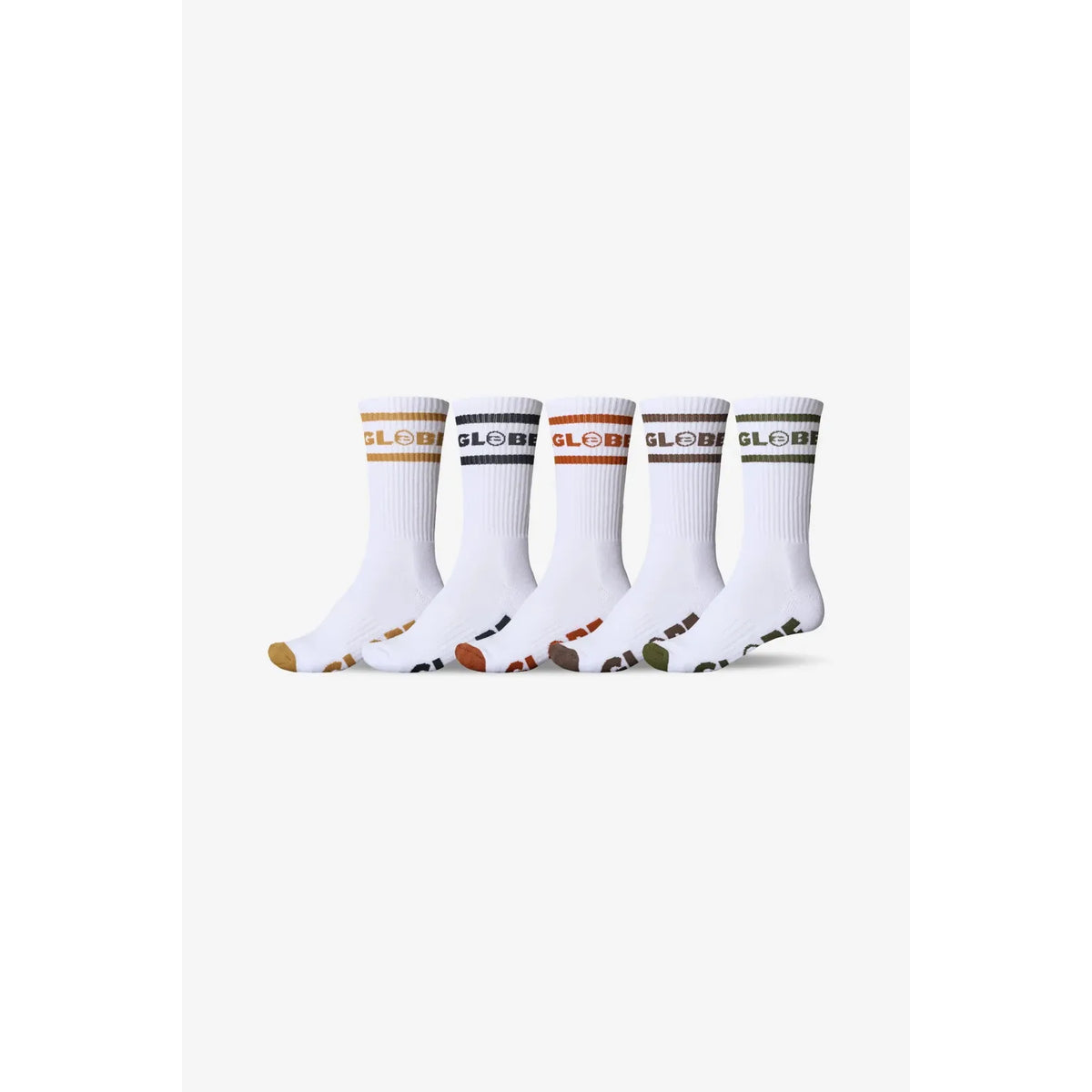 Tilt Hi Crew Sock 5 Pack White/Assorted Bild 1