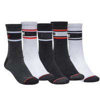 Triple Stripe Crew Sock 5 Pack Assorted Bild 8