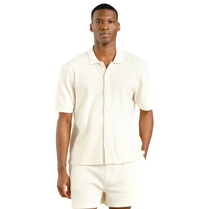 Shirt Falkvik Waffle Off White Bild 1