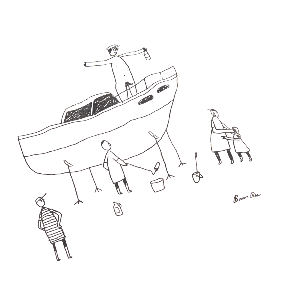 Stockholm All Out Boat Off-White Bild 2