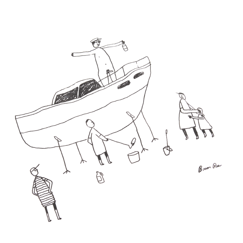 Stockholm All Out Boat Off-White Bild 2