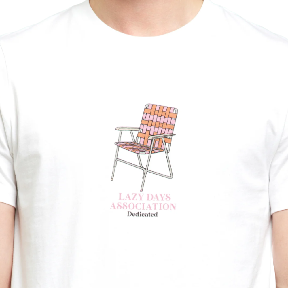 T-shirt Stockholm Lawn Chair White Bild 3