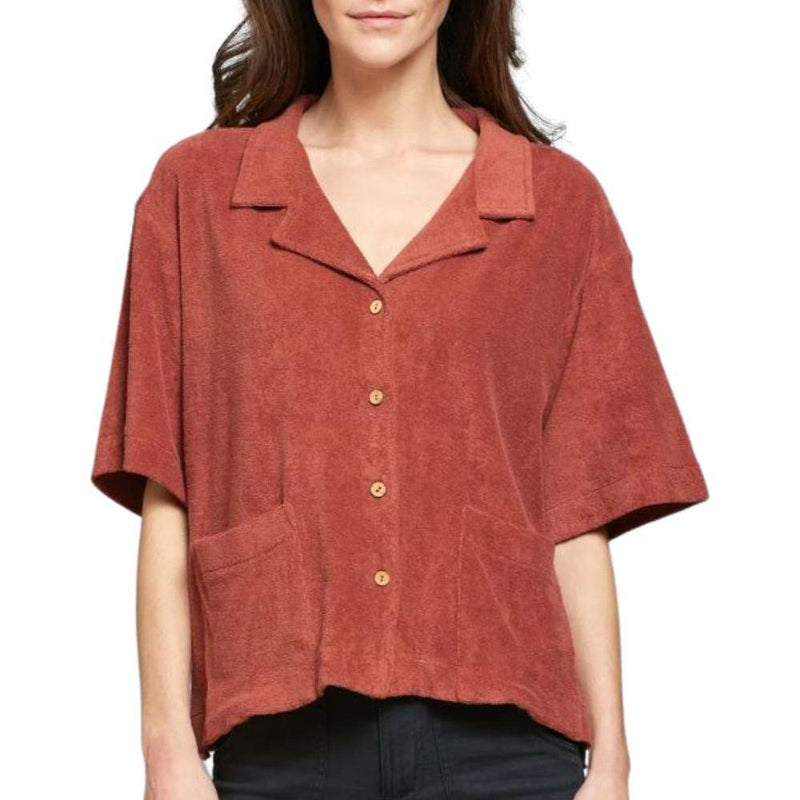 Terry Shirt Valje Copper Brown Bild 1