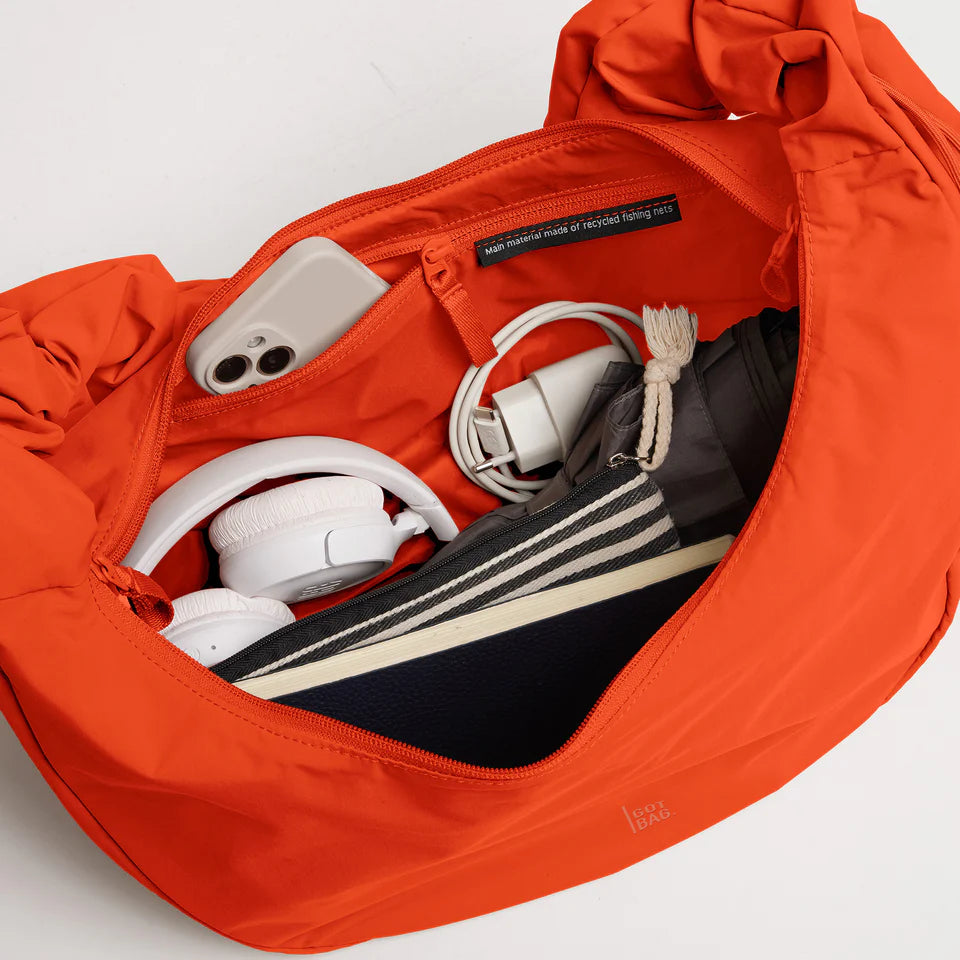 Moon Bag Ruffle Hot Coral Bild 3