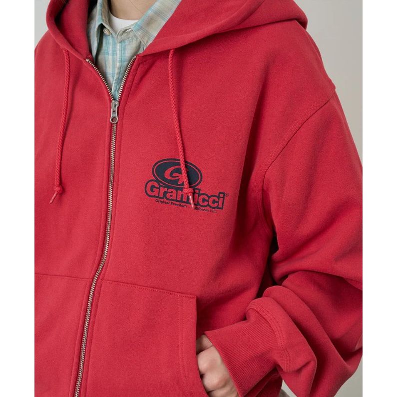 82 Hip Hooded Sweatshirt Crimson Red Bild 1