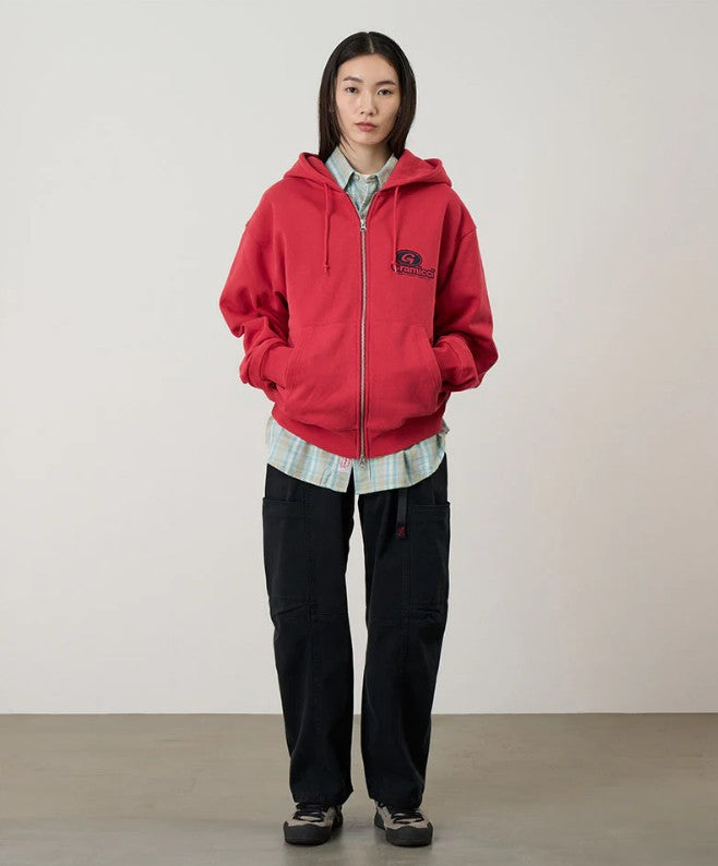 82 Hip Hooded Sweatshirt Crimson Red Bild 2