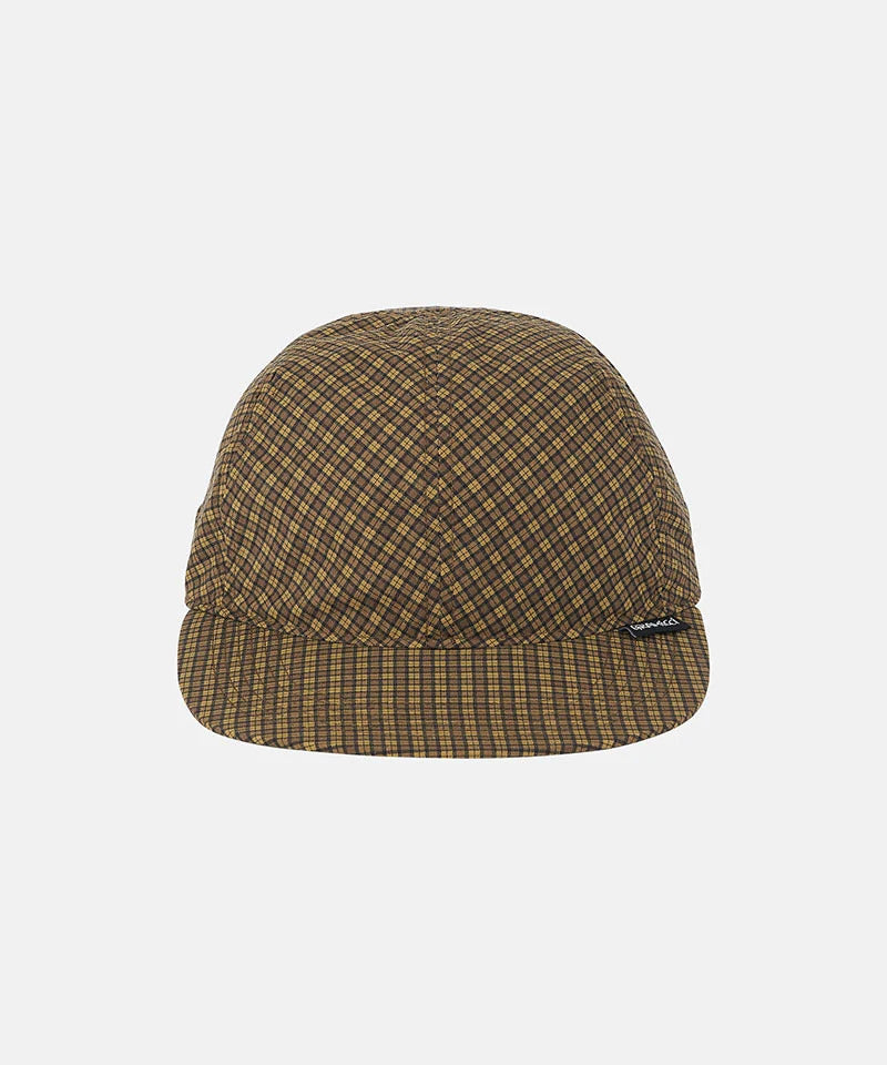 Mini Check Nylon Cap Brown Check Bild 2