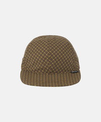 Mini Check Nylon Cap Brown Check Bild 2