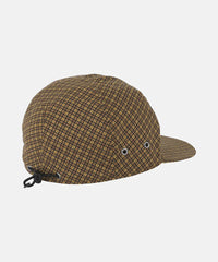 Mini Check Nylon Cap Brown Check Bild 3