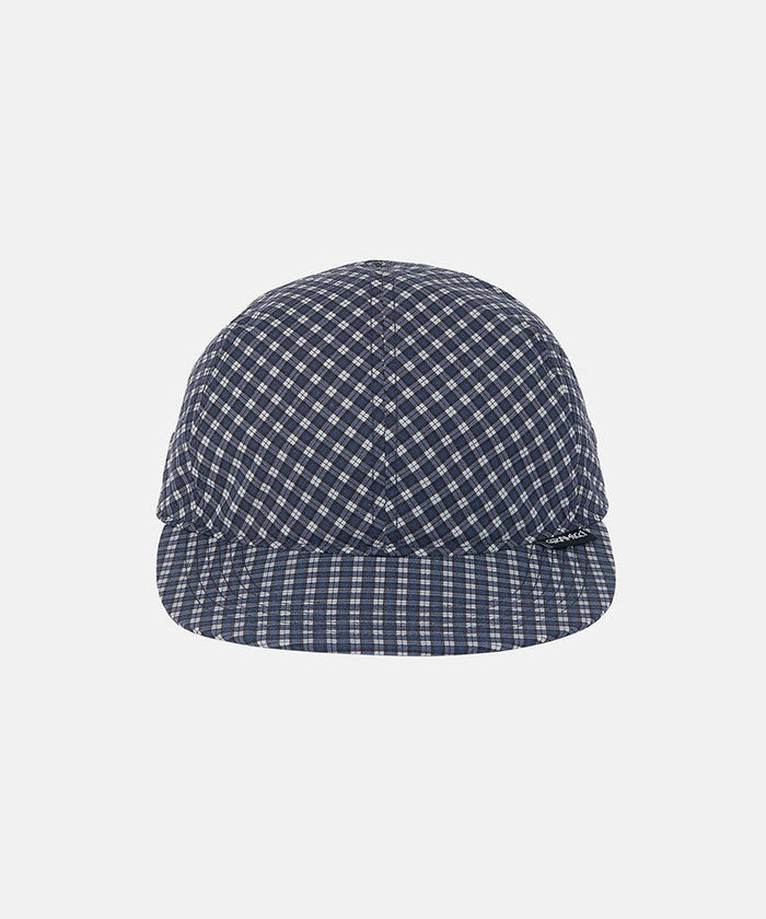 Mini Check Nylon Cap Navy Check Bild 2
