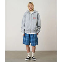 Oval Patch Zip Hooded Sweatshirt Heather Grey Bild 3
