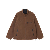 Reversible Sherpa Jacket Dark Brown/Black Bild 1