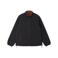 Reversible Sherpa Jacket Dark Brown/Black Bild 3