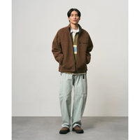 Reversible Sherpa Jacket Dark Brown/Black Bild 4