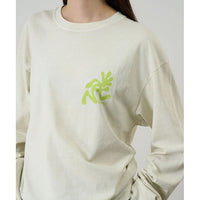 Running Man L/S Tee Pigment Dyed Natural Pigment Bild 1