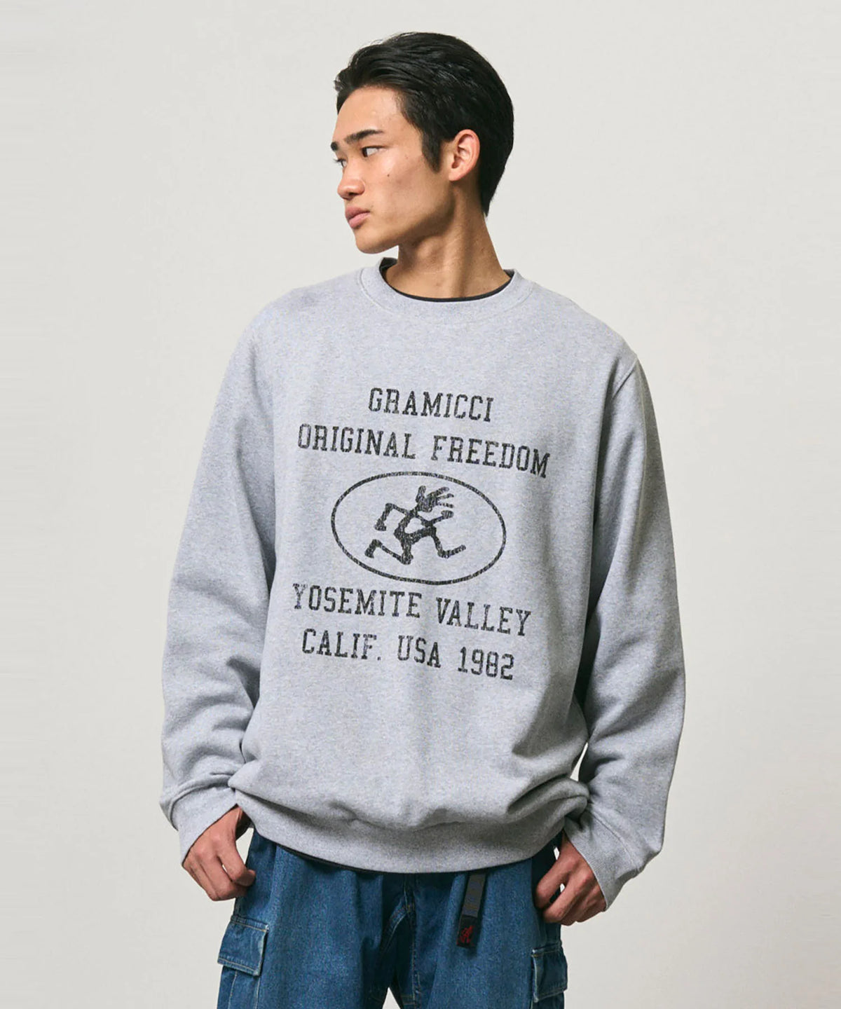Yosemite Valley Sweatshirt Grey Heather Bild 2