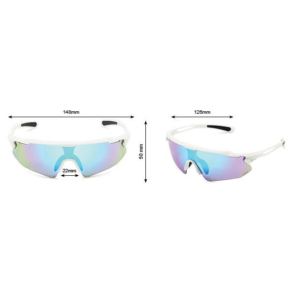 Samuraiph Sportsonnenbrille I Wht/Ice Blue Matt Wht/Ice Blue Bild 4