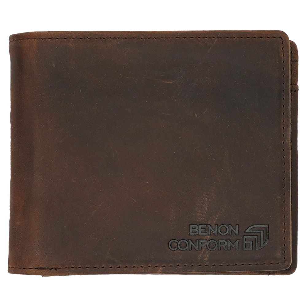 Benothing Bifold Dark Brown Vintage Bild 1