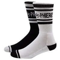 Douphle Socks 2 Pack White Black Bild 1