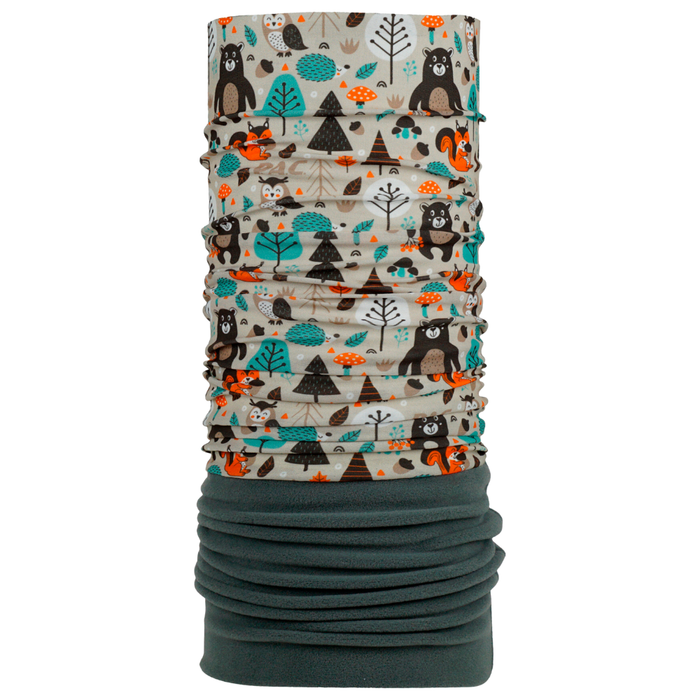 Kids Recycled Fleece Fox & Bear Bild 1