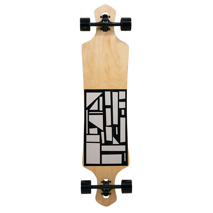 Blockchain41,25 Longboard Complete Natural Bild 1