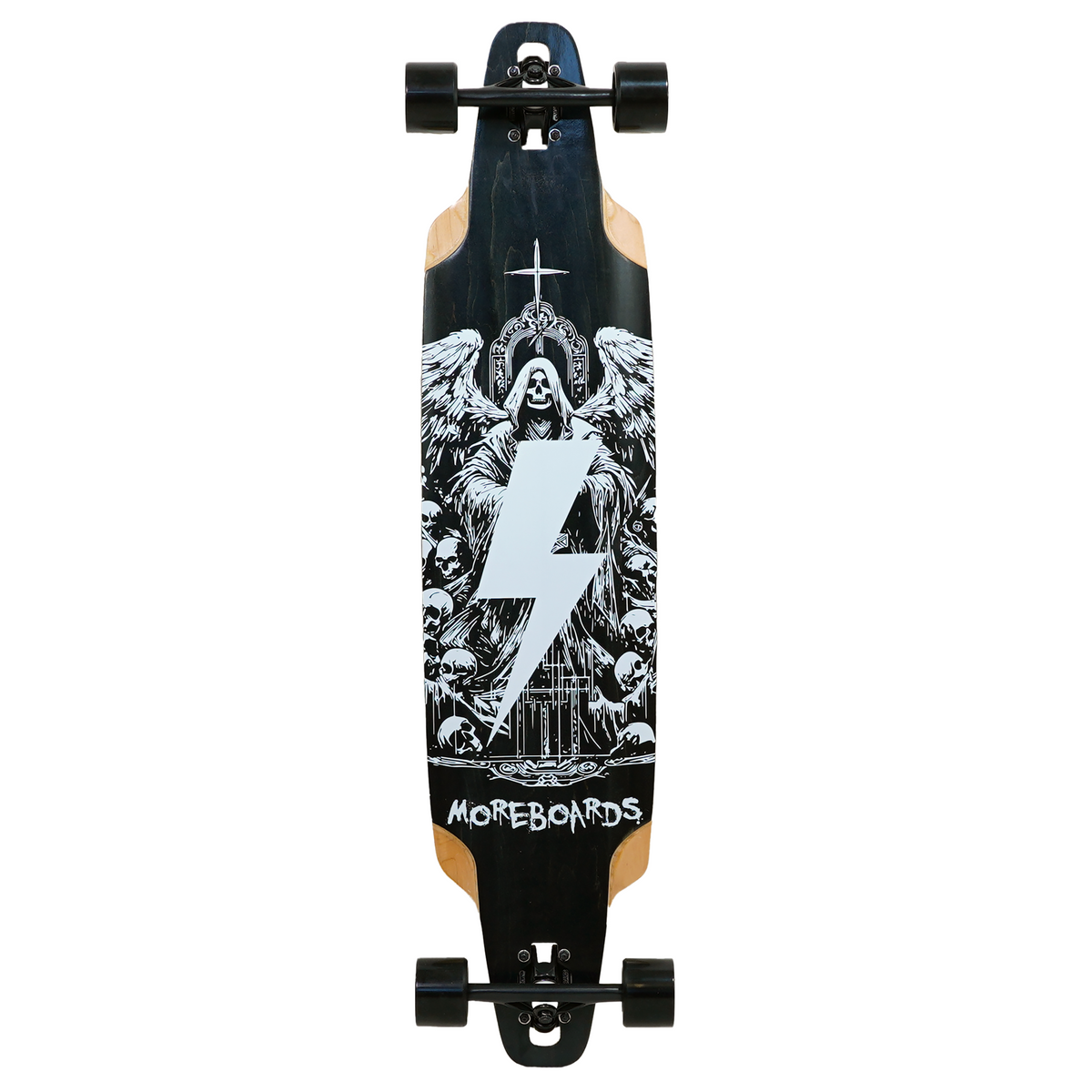 Gatherer41,5 Longboard Complete Black Bild 1