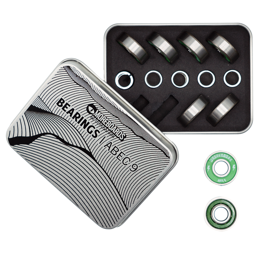 MB ABEC9 Kugellager Green Bild 1