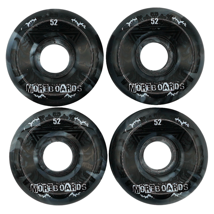 Plaza52 Skateboard Rollen Black White Bild 1