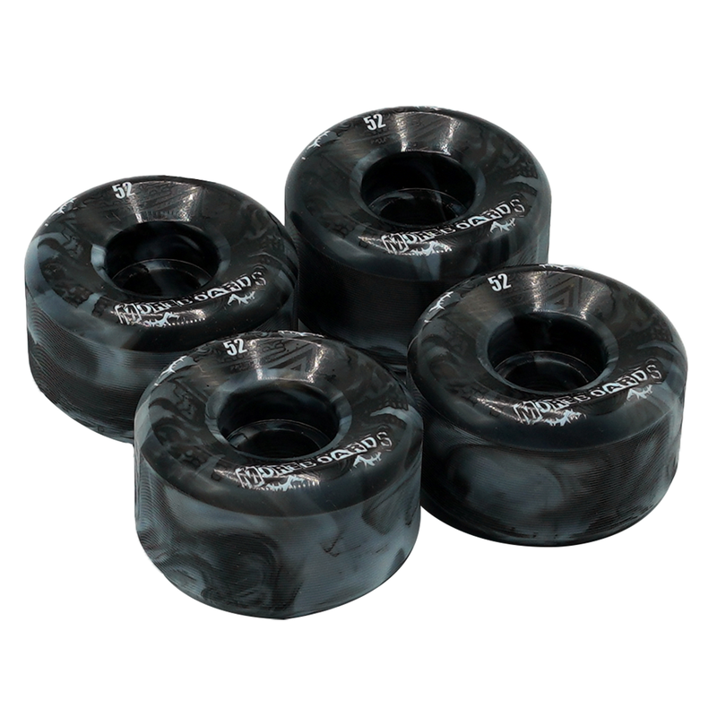 Plaza52 Skateboard Rollen Black White Bild 3