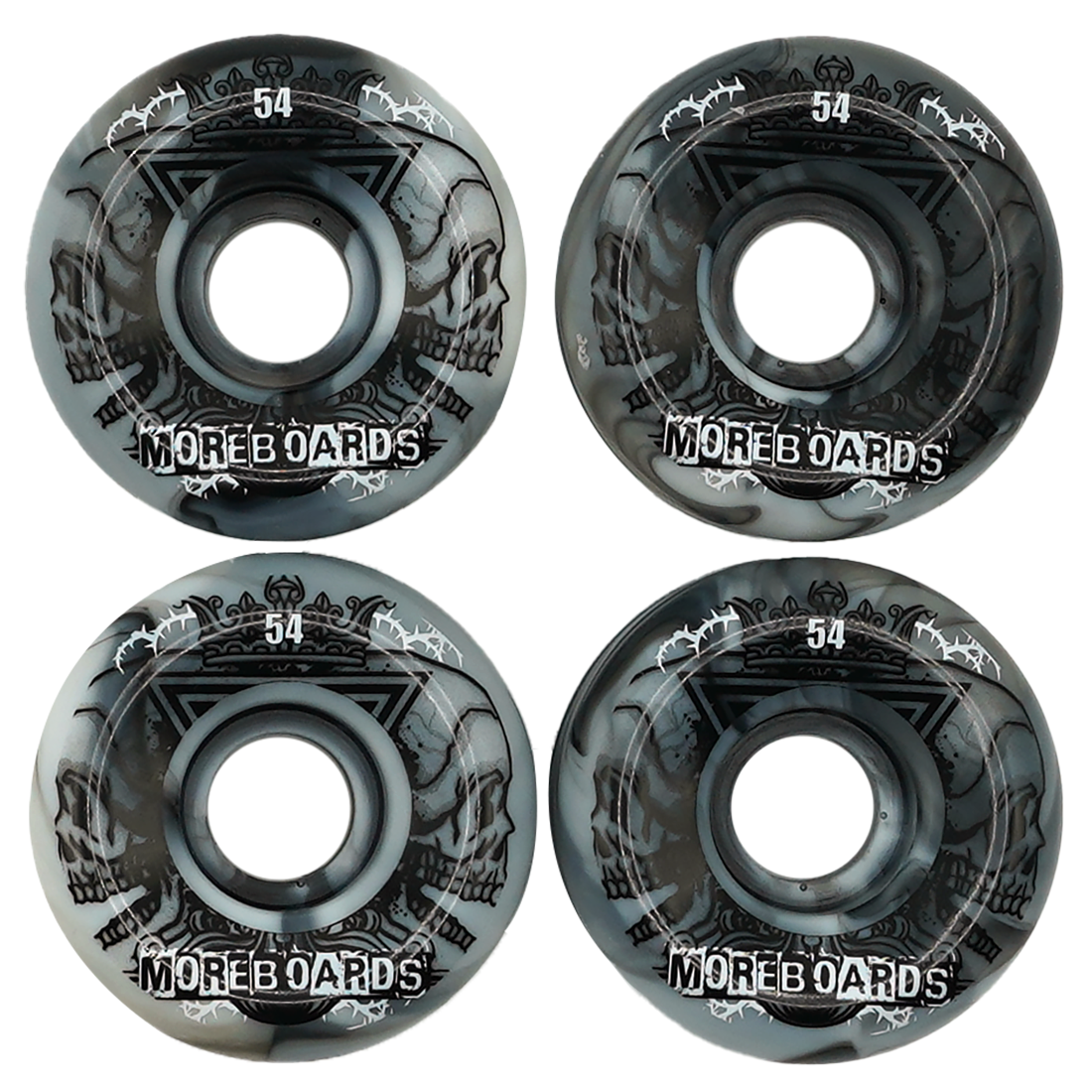 Plaza54 Skateboard Rollen Black White Bild 1