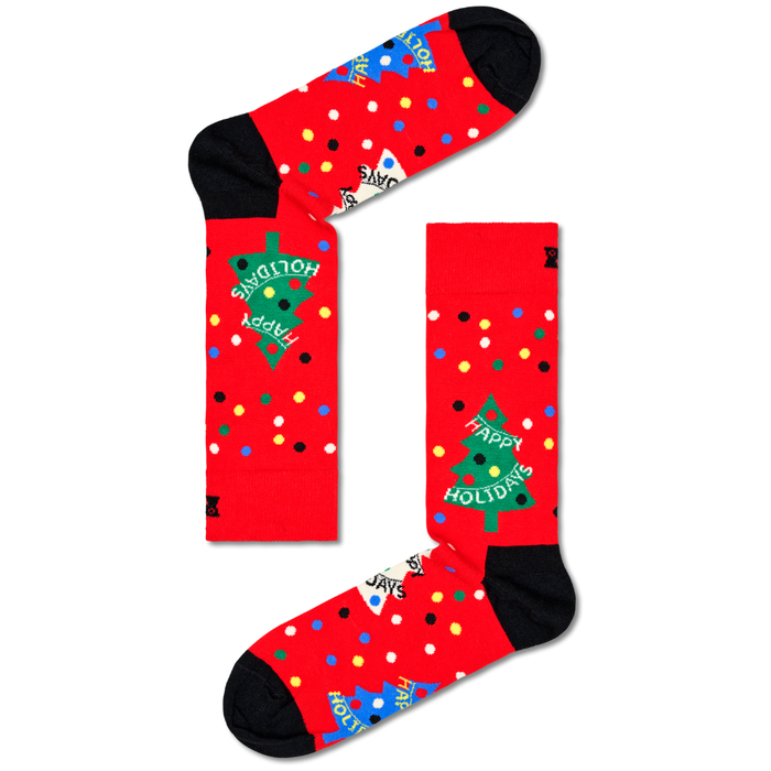 2-Pack Happy Holidays Socks Gift coloured Bild 2