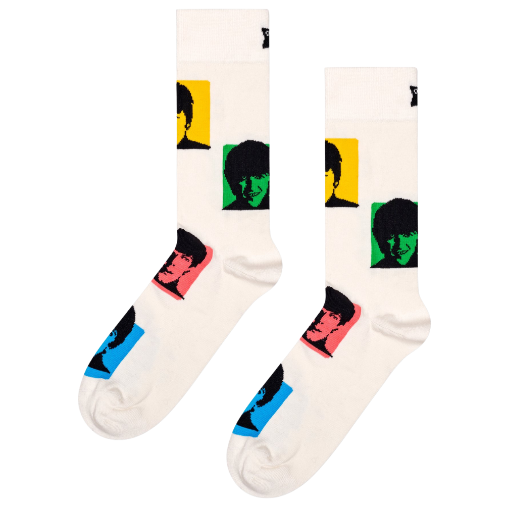 Beatles Silhouettes Sock White Bild 1