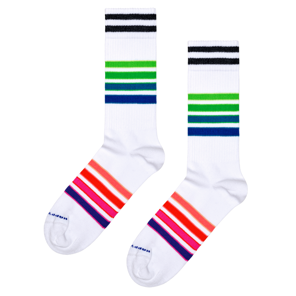 Street Stripe Sneaker Sock White Bild 1