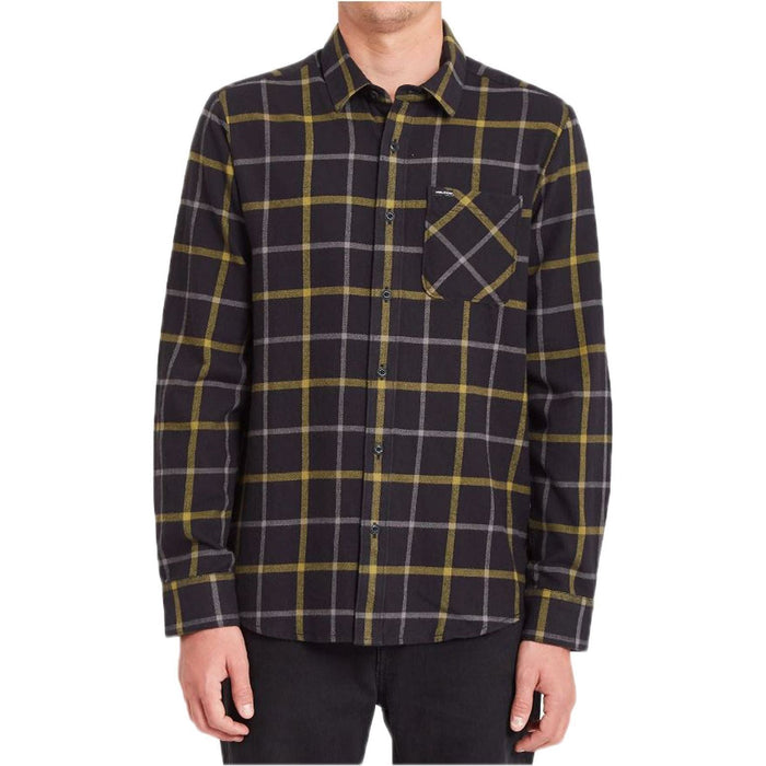 CADEN PLAID LS - Black